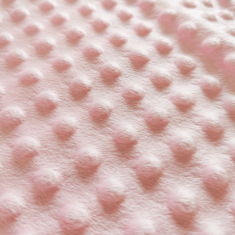 Poszewka pluszowa Minky 40- baby pink