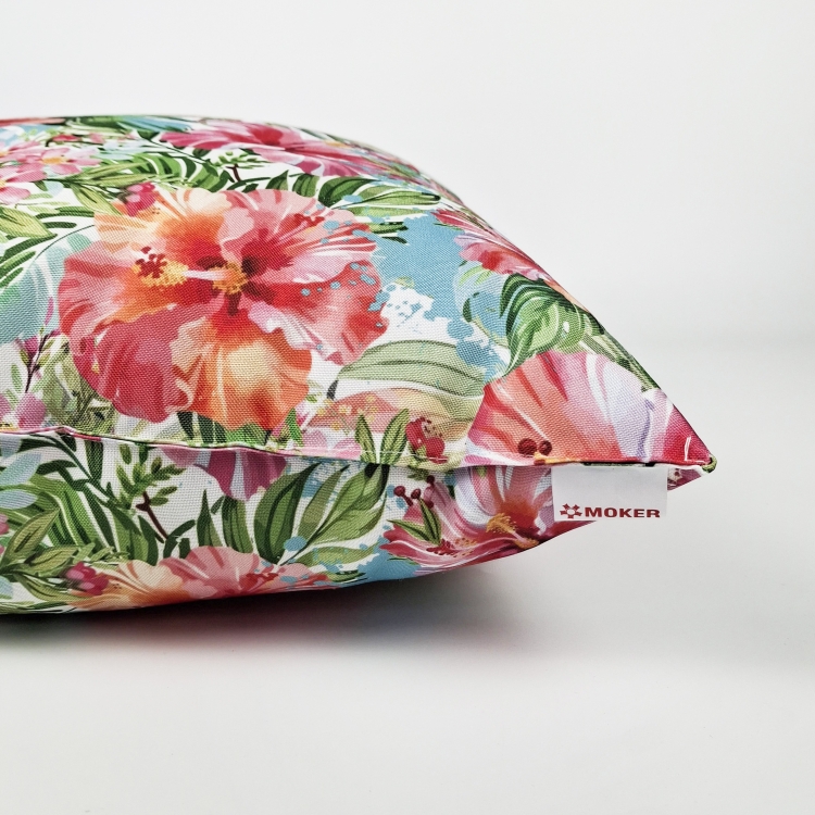 Poduszka OGRODOWA 50x50 - Rajski Hibiskus