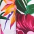 Poduszka OGRODOWA 50x50 hawajskie kwiaty wzór i ładne obszycie lamówką