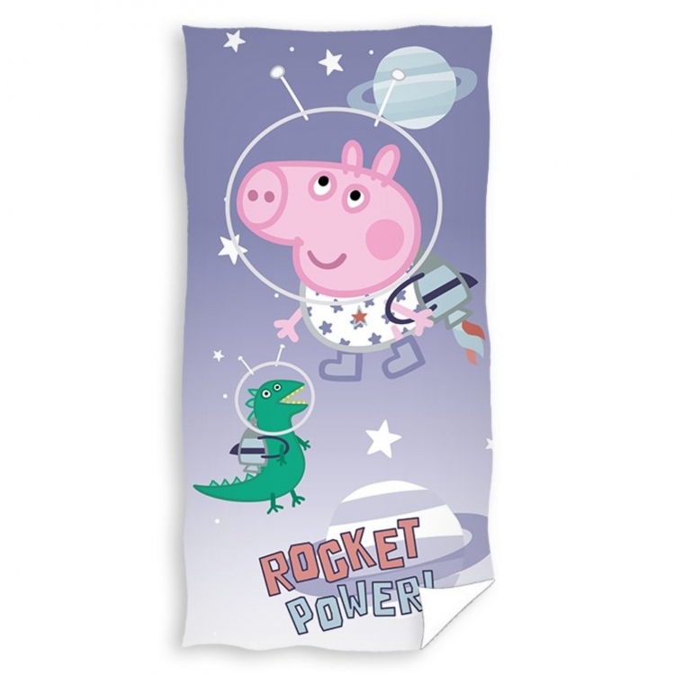 Ręcznik Kąpielowy z Disney 75x150 - Peppa kosmos