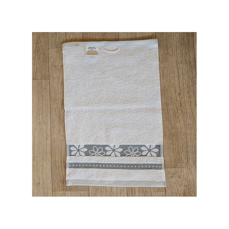 Ręcznik Margerita polski rozłożony biały