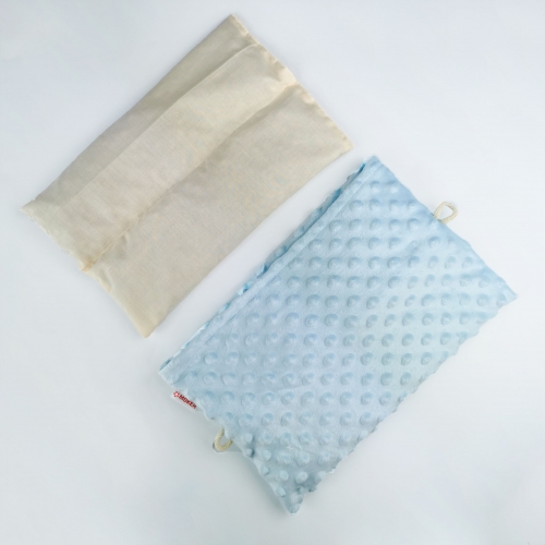 TERMOFOR z pestek wiśni - baby blue