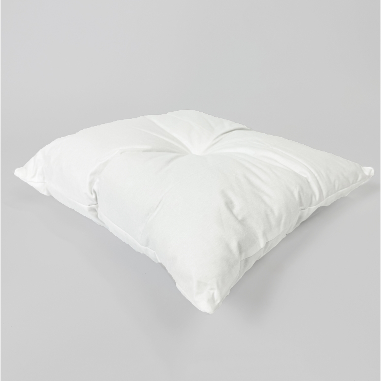 Poduszka biała wełniana w bawełnianym wsypie