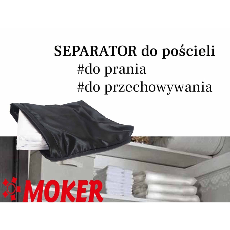 Separator na pościel- na zamek- srebrny